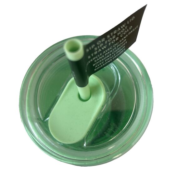 Starbucks Summer 2025 Seafoam Mint Green Soft Touch Hot/Cold 24 Oz Tumbler NEW - Picture 3 of 5